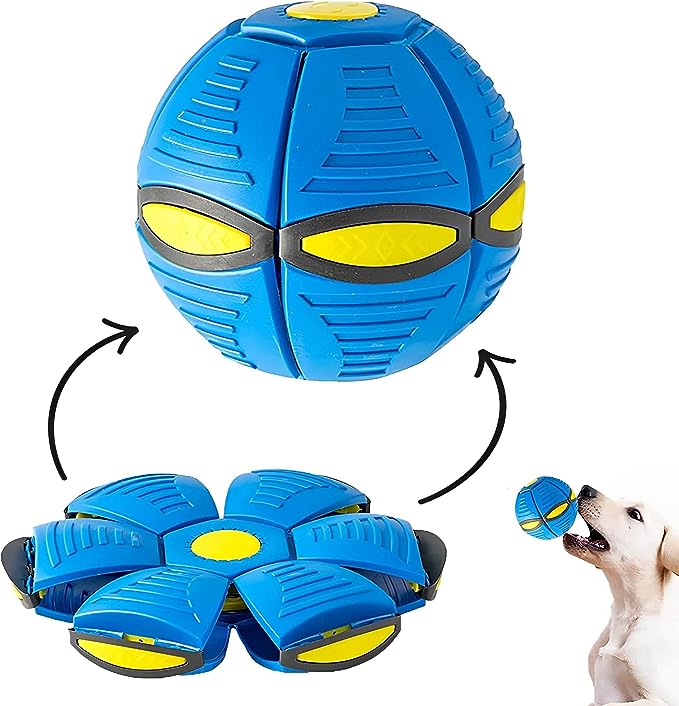 ⚽ Pelota Voladora Con Luces Mascotas - Flyball™ ⚽